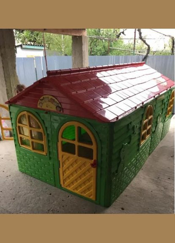 Детский игровой Домик со шторками 02550/23 пластиковый Doloni (364129559)