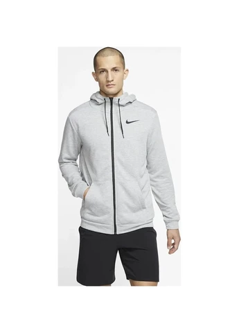 Толстовка серая CJ4317-063 Nike DRY HOODIE FZ FLEECE (397840187)