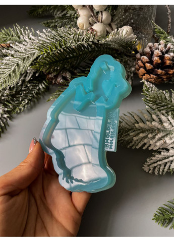 Молд Белль форма для новорічних іграшок на ялинку силіконова форма для епоксидної смоли No Brand (370566421)