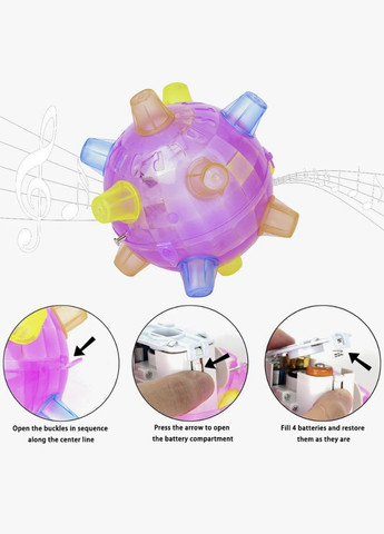 Музичний м'ячик стрибунець FJ 9385 Fun Game (327217684)