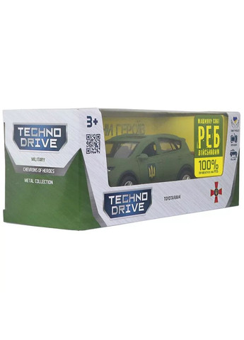 Автомодель Шеврони Героїв Toyota RAV4 Сухопутні війська ЗСУ (KM6198M2) TechnoDrive (346998958)