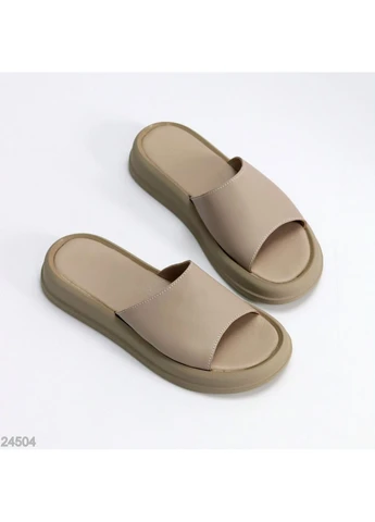 Шкіряні шльопанці No Brand (394392909)