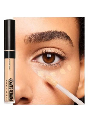 Консиллер True Power Stay 18 Hour, 34N Neutral Medium Tan/Песочно-бежевый, 3мл Avon (333937556)