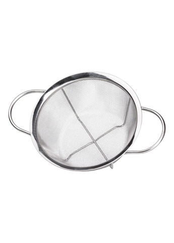 Друшляк з двома ручками 20 см з нержавіючої сталі дрібнокомірчаста сітка для проціджування та промивання продуктів ProDobro (364189526)