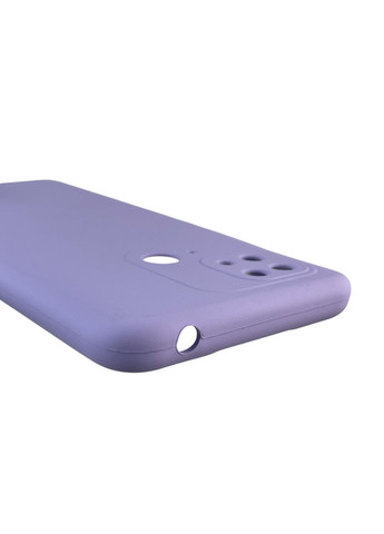 Чехол для Redmi 10C силиконовый с микрофиброй нескользящий на сяоми редми 10с сиреневый Xiaomi (366389734)