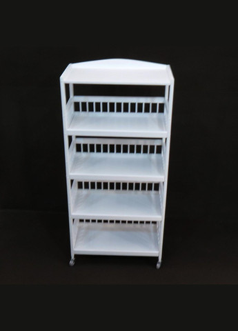 Етажерка на колесах з дерева Фербакс зефір (ЕТА-000320) No Brand (327846612)