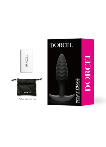 Анальна пробка WAVY PLUG, діаметр 3 см, силікон Dorcel (383102874)