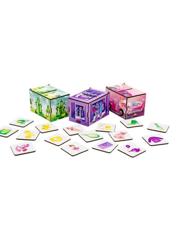 Деревянная настольная игра Монтессори Принцесса Puz-89737 No Brand (339776366)