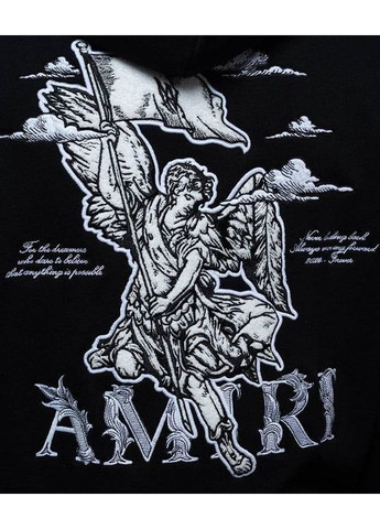 Чоловіча толстовка біла, чорна з красивим принтом (кофта-худі), в стилі amiri No Brand (363819847)