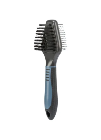 Щітка для котів двухстороння нейлонові і дротяні щетинки 6*19см Trixie (377092595)