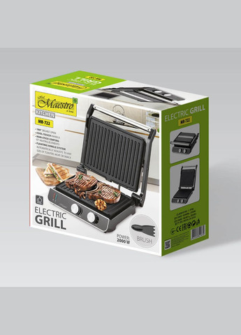 Гриль контактный 2000Вт (MR-722) Maestro (342121982)