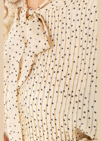 Светло-бежевое платье шифоновое свободного кроя, цвет сиреневый, Ager