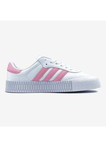 Розовые демисезонные кроссовки мужские adidas samba white pink адидас самба No Brand