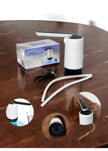 Помпа для води з відкидним носиком MAG 12,5х6,5х15см диспенсер на бутиль Magic (348432258)