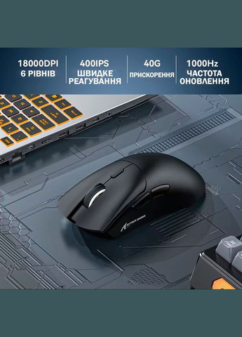 Мышь беспроводная, мышка с оптическим датчиком Черный No Brand Attack Shark R1 (319132874)