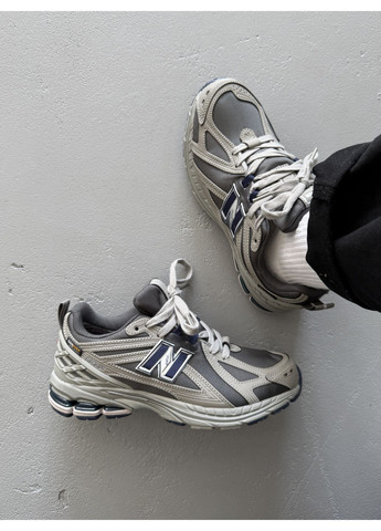 Бежевые демисезонные кроссовки мужские New Balance 1906R Cordura Beige Dark Blue | Нью Беланс 1906R