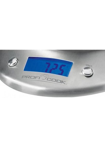 Ваги кухонні з чашею PC-KW 1040 (5 кг, г, мл, унції, рідка унція, функція тара) Proficook (311951731)