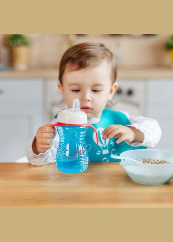 Поїльник-непроливайка із силіконовим носиком, 6+ міс., 260 мл, блакитний () Baboo 8-125 (335973899)