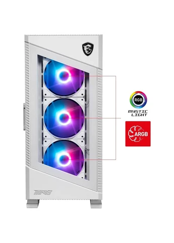 Корпус MPG Velox 100R White [146637] MSI (400894480)