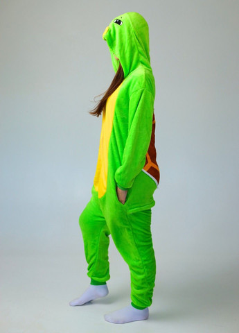 Кигуруми пижама Черепаха женская зеленая плюшевая Lalapka (365783504)