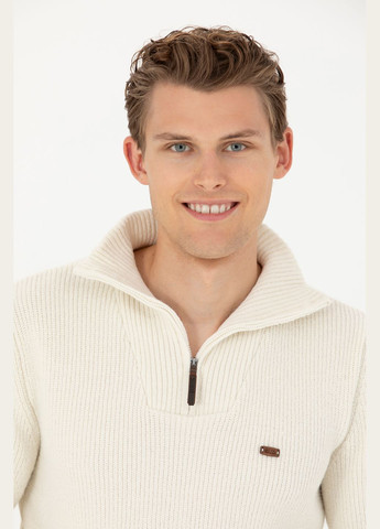 Серый свитер u.s. polo assn. мужской U.S. Polo Assn.