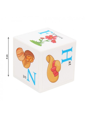 Детский развивающий набор кубиков "Английская азбука" 1325TXK 12 кубиков ТехноК (366421256)
