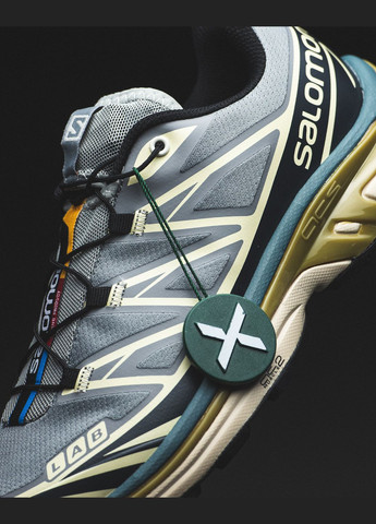 Серые демисезонные кроссовки мужские и женские salomon xt-6 soft ground grey | саломон хт-6 граунд серые No Brand