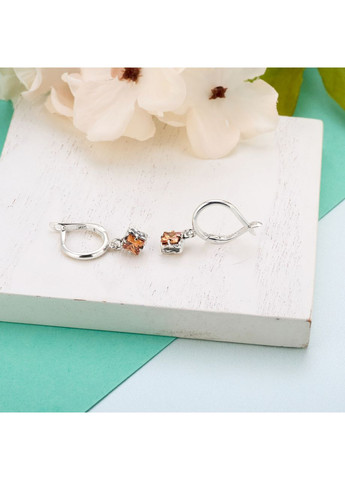 Серьги серебряные с подвесками Мерцание Shampan 925 Zirkon Skifska Etnika (364202918)