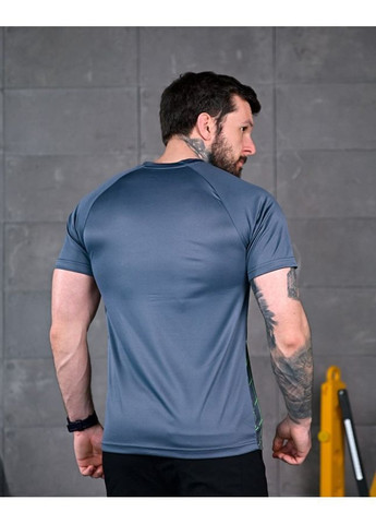 Сіро-зелена футболка under green line 4 No Brand