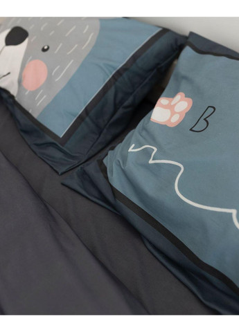 Постільна білизна Ведмідь, вельвет Двухспальний розмір, наволочки 50/70 No Brand (364216284)