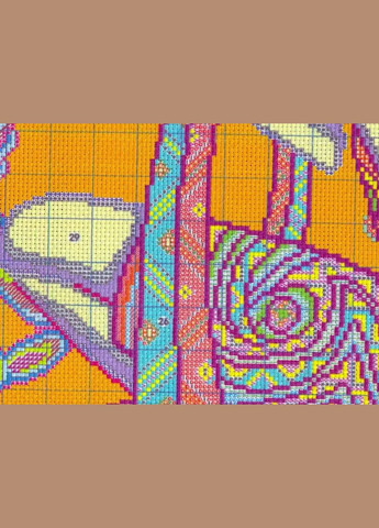 Набір для вишивання за нанесеною на канву схемою "Beautiful shot (5) ". AIDA 14CT printed, 44*50 см Joy Sunday (313613237)