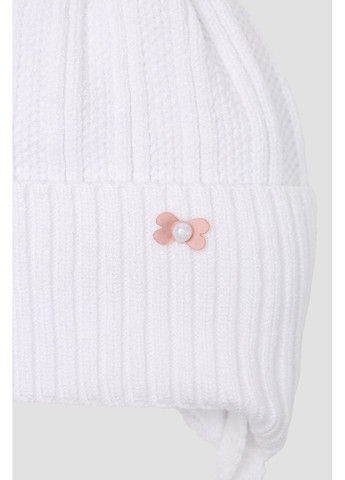 Шапка для девочки цвет белый ЦБ-00286587 Kraft (365588772)