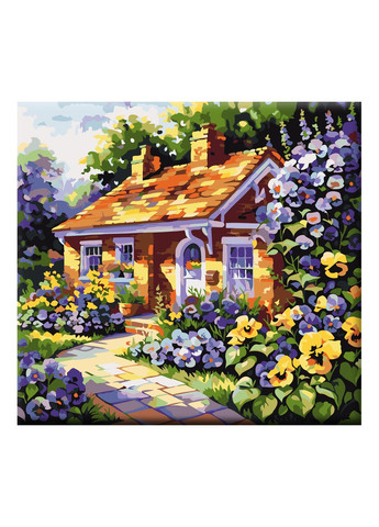 Картина по номерам "Дом в цветах" 30*30см ArtStory (280930660)