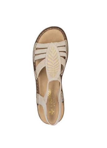 Бежевые босоножки Rieker