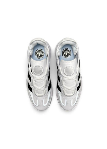 КРОССОВКИ ЖЕНСКИЕ ADIDAS NITEBALL PRM WHITE BLACK АДИДАС НАЙТБОЛ No Brand чёрные демисезоны (367173000)