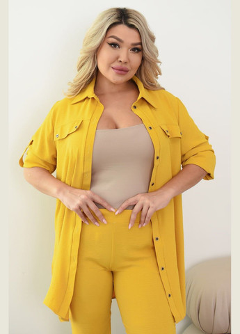 Жіночий костюм сорочка+штани Україна (327088094)