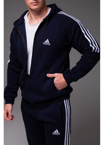 Мужской утепленный спортивный костюм на манжетах. No Brand (364869401)