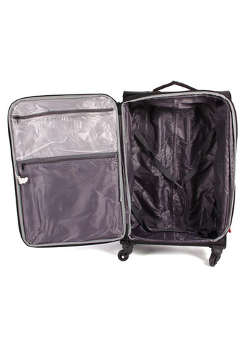 Комплект текстильних валіз з трьох штук P PG 601 - 3 Black (валіза S -47л M -72л L -100л) чорні Tag (314808874)