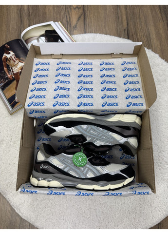 КРОСІВКИ ЖІНОЧІ ASICS GEL-NYC 1090 WHITE BLACK GREY АСІКС ГЕЛЬ НЮК 1090 No Brand сірі демісезони (367168871)
