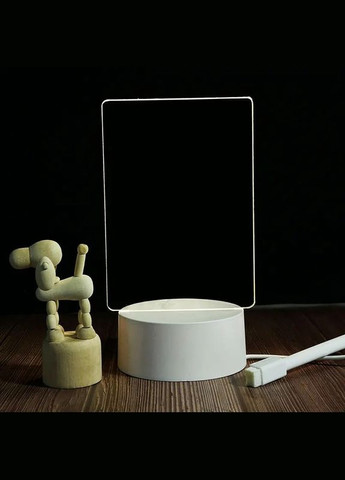 Светильник-ночник, планер, маркер для записей, на подставке с LED-подсветкой No Brand (308390412)