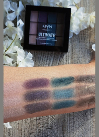 Палітра тіней для повік Ultimate MultiFinish Shadow Palette 07 Smoke Screen NYX Professional Makeup (280266048)