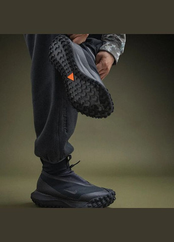 Чорні кросівки acg mountain fly gore-tex dark grey black - ct2904-002 Nike
