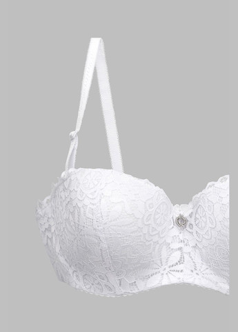 Белый бюстгальтер 5191 белый (2000990649287a) shop (2000990649287) Donafen нейлон, эластан