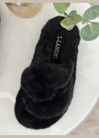 Черные тапочки No Brand