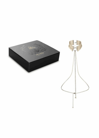 Ожерелье-ошейник с цепочкой Bijoux Indiscrets золотое, 59 см No Brand (303897922)