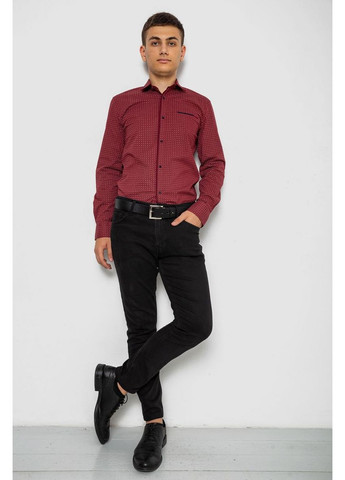 Бордовая рубашка Ager