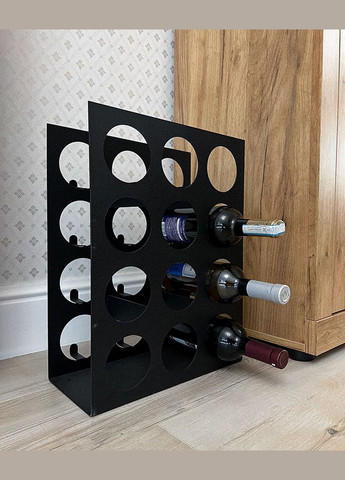 Підставка для вина NC Home Пряма на 12 пляшок Nice & Cozy holder for bottles (280916342)