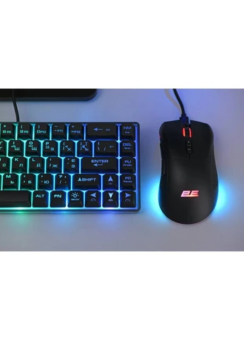 Мишка Gaming MG350 Wireless/USB RGB Black (-MG350UB-WL) 2E (378008507)