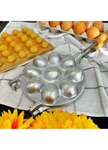 Форма для выпечки крупных орешков с начинкой на плите орешница на 9 половинок крупных орешков Ласунка (301876153)