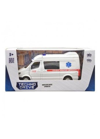 Автомодель "MERCEDES BENZ SPRINTER ШВИДКА ДОПОМОГА" 250344U 1:32 TechnoDrive (315154756)